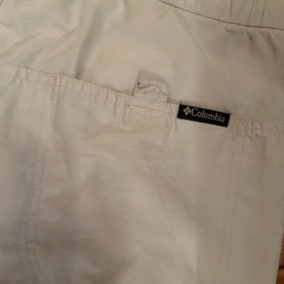 Columbia Off White 42" Nylon Sweatpants - Picture 6 of 6